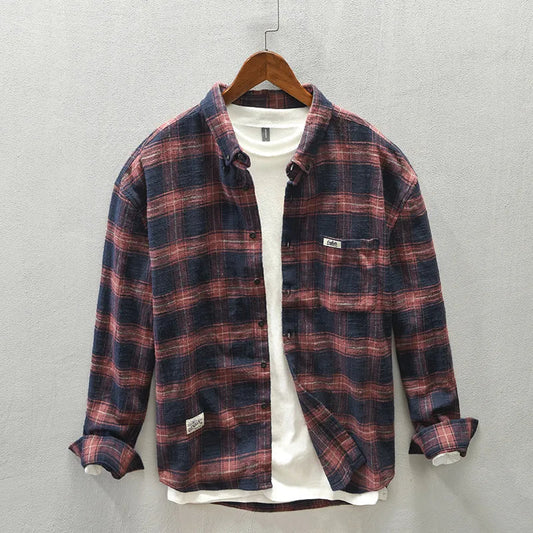 Artisan Crafted Long-Sleeve Plaid Shirt
