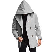 The "Artisan's Legacy" Men's Wool Coat with Hood