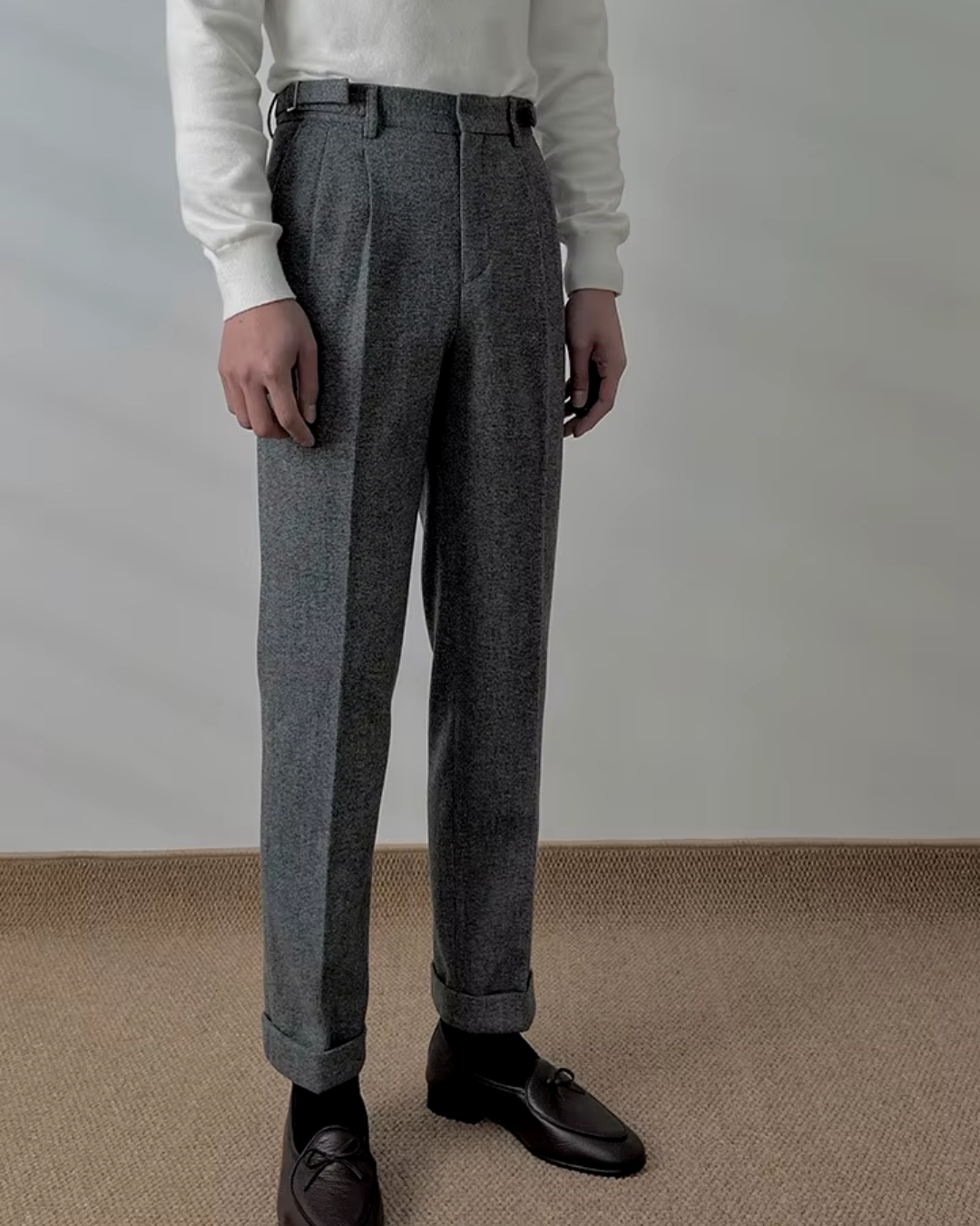 Artisan Crafted Accordion Trousers