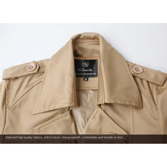 Men's Classic Business Trench Coat - Timeless Elegance