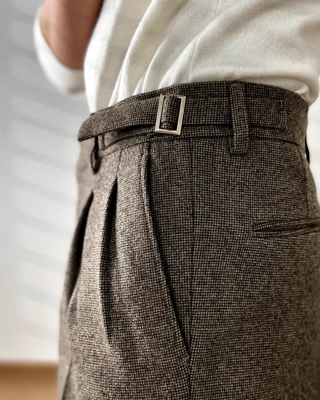 Artisan Crafted Accordion Trousers