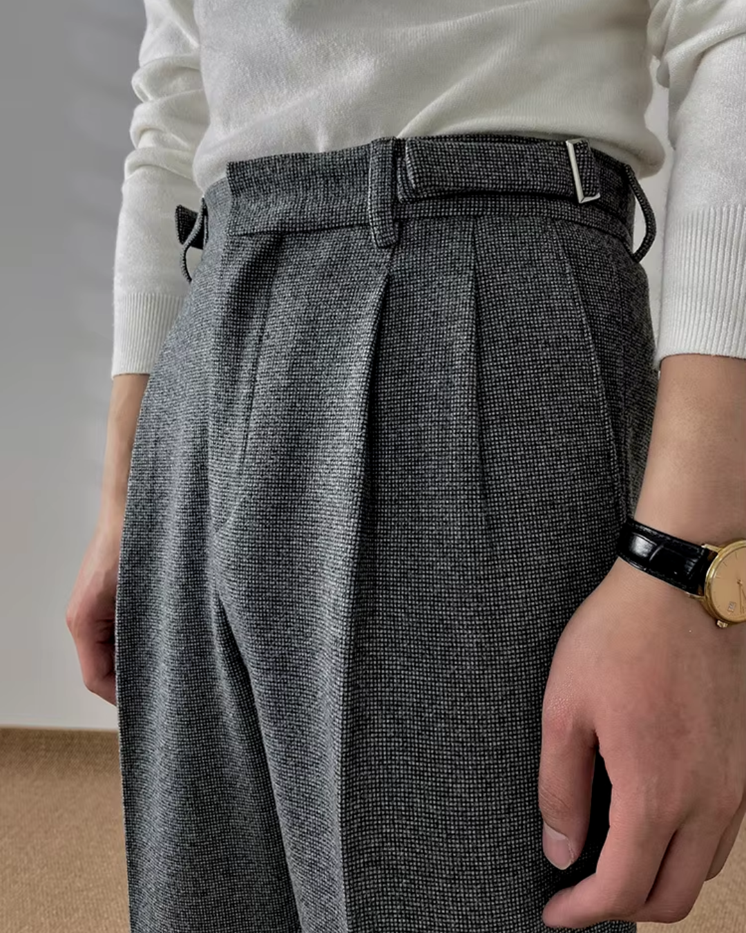 Artisan Crafted Accordion Trousers